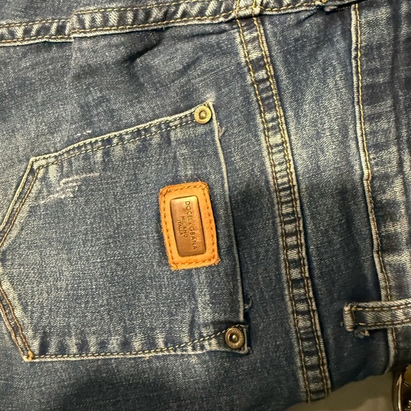 Dolce & Gabbana Blue Skinny Jeans with Faded Wash - Picture 3 of 3